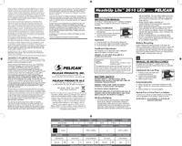 Thumbnail of document Manual - 2610 HeadsUp Lite™ Headlamp
